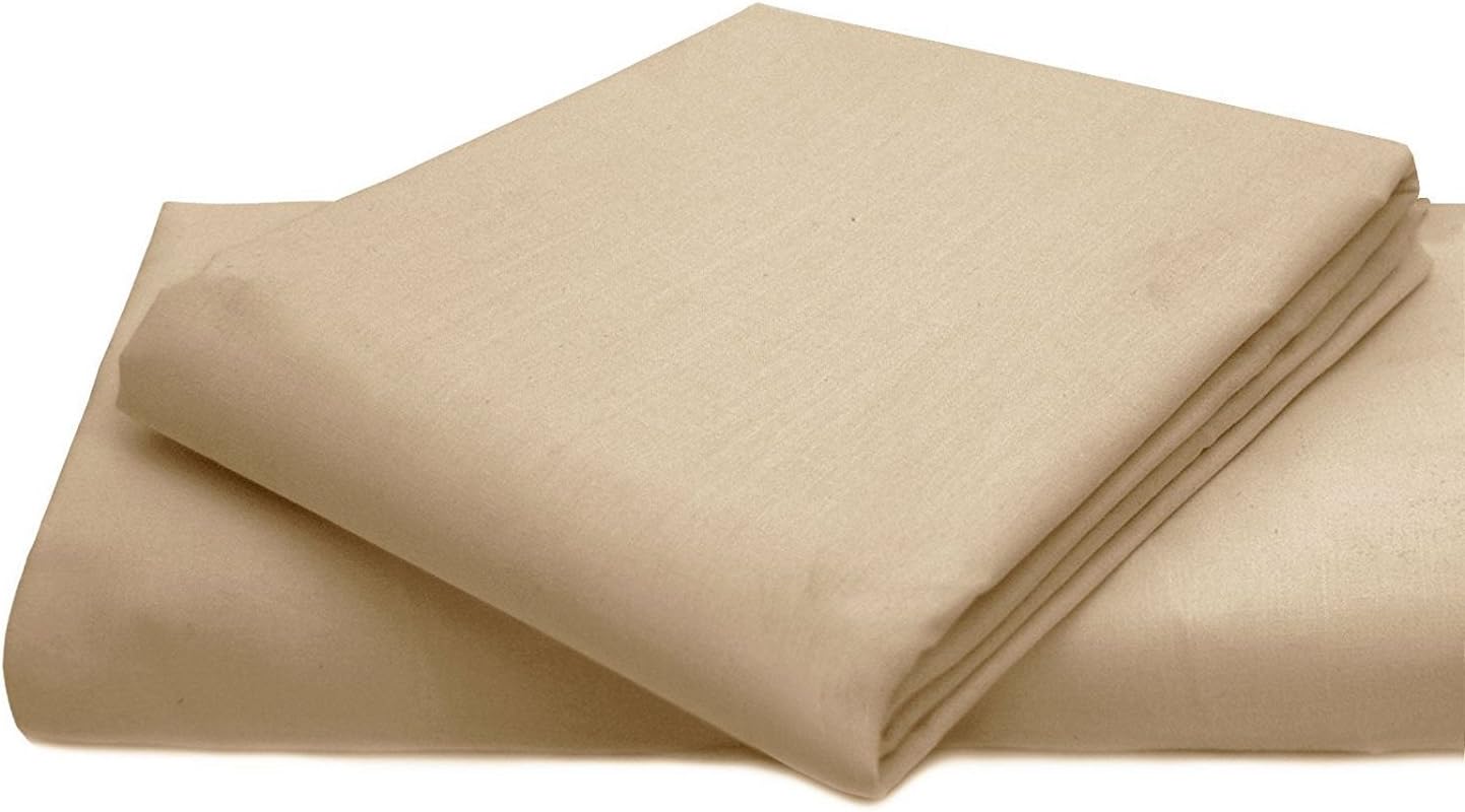 Glamptex Essentials BED SHEETS FITTED SHEETS LUXURY BEDDING SHEETS SINGLE DOUBLE KING SUPER KING (Super King, Latte)