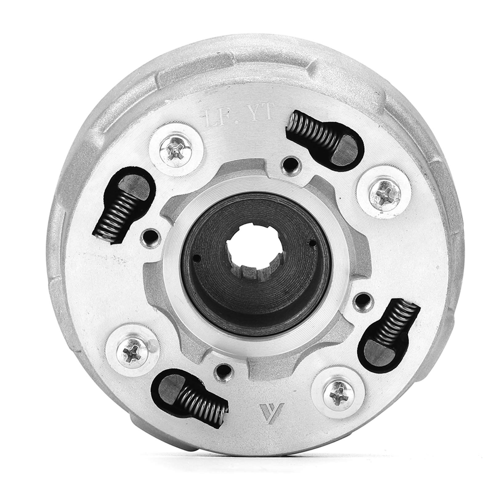 GAESHOW Gruppo Frizione Motore, Coperchio Campana Frizione Trasmissione, Adatto per 70cc 110cc 125cc Pit Quad Dirt Bike ATV Buggy in Acciaio Inossidabile