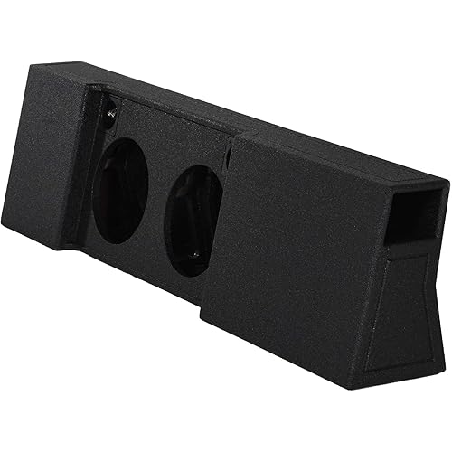 QPower Dual 10in Ported Subwoofer Box Compatible with 2009-2026 Ford F-150 SuperCrew and 2017-2026 F-250, F-350 Super Duty