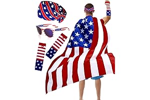 4th of July American Flag Costume Cape