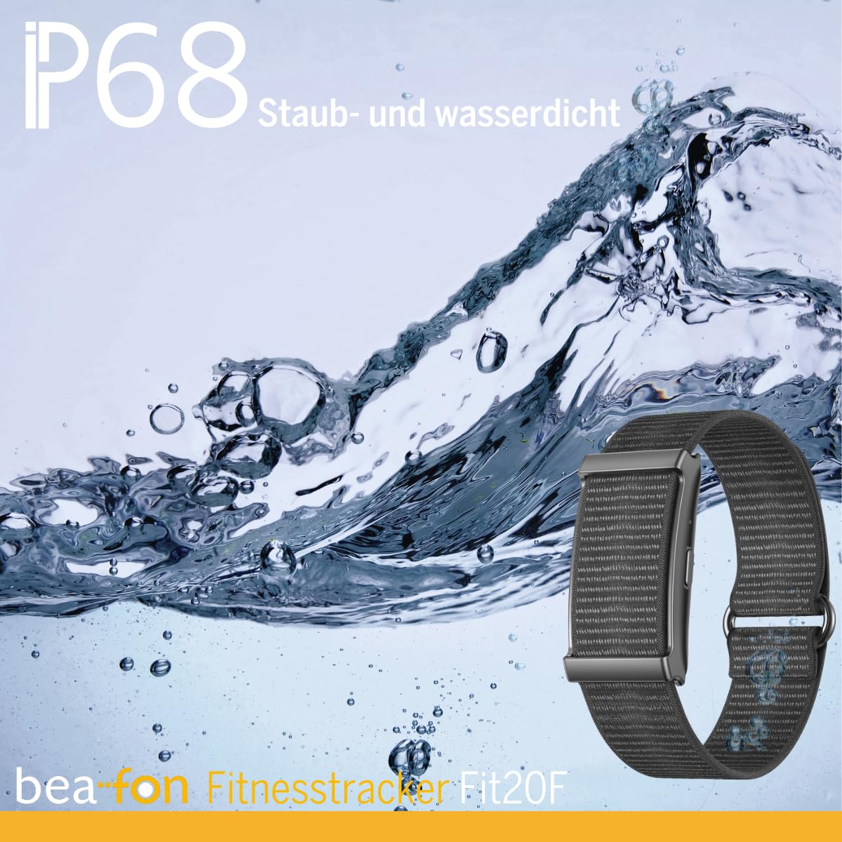 Beafon Fitness Tracker, braccialetto fitness, contapassi, modalità sport 100+, calorie bruciate, pressione sanguigna, frequenza cardiaca, ossigeno nel sangue, misurazione dello stress, monitoraggio