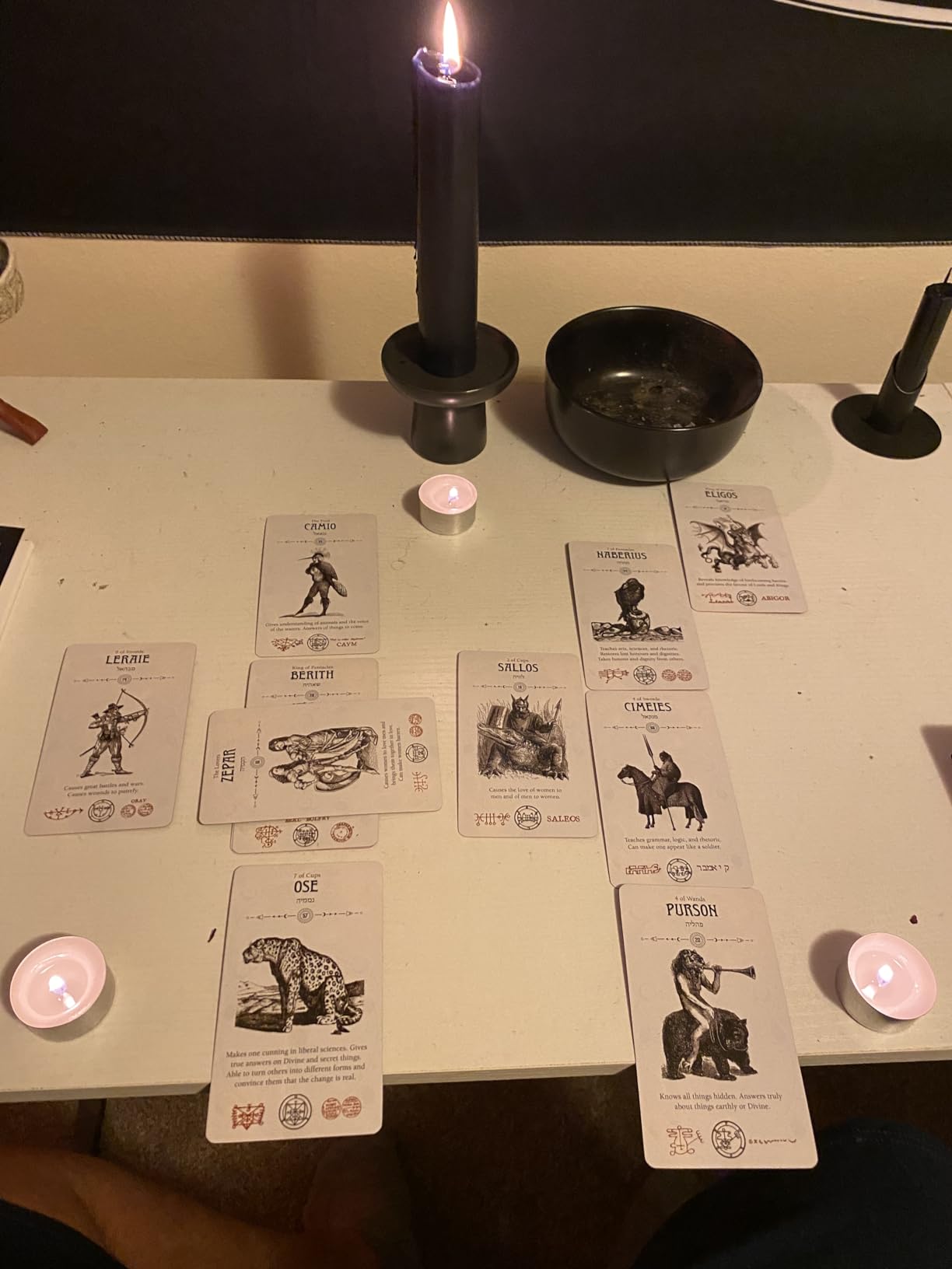 Follow the rulebook and you shall see for yourself.