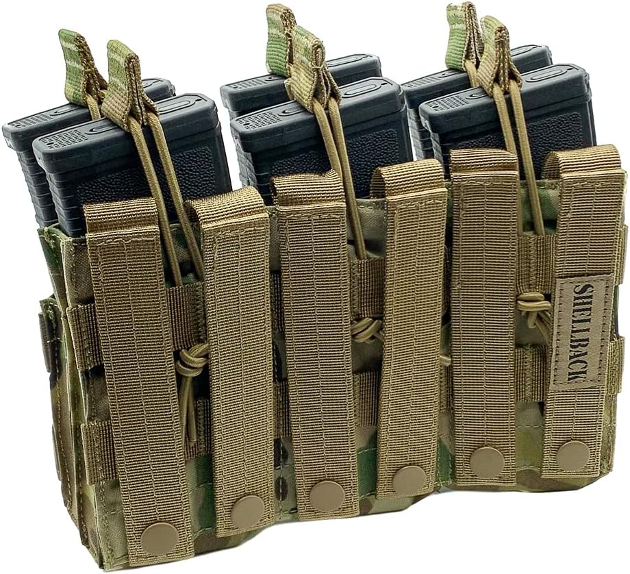 Shellback Tactical Triple Stacker Open Top M4 Mag Pouch