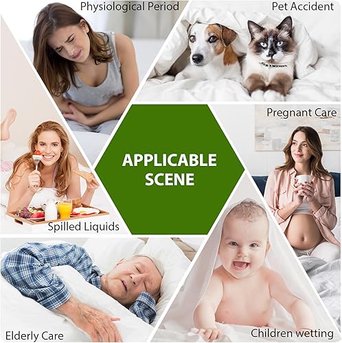 Miniatura 6 de Protector de colchón impermeable, tamaño individual, acolchado, funda de colchón transpirable, protector de colchón de relleno suave de alta calidad