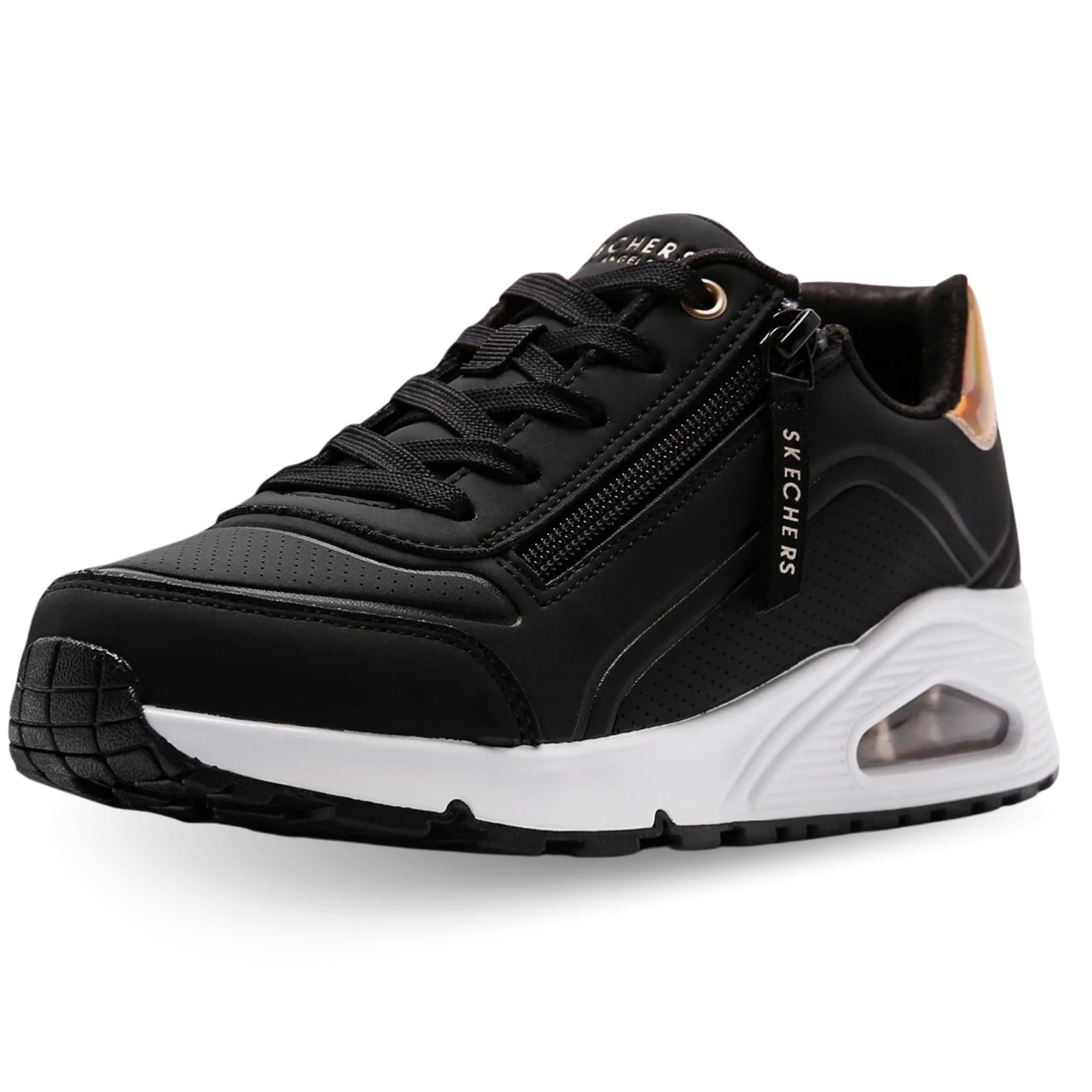 Skechers Uno Gen1, Basket Filles, Black,