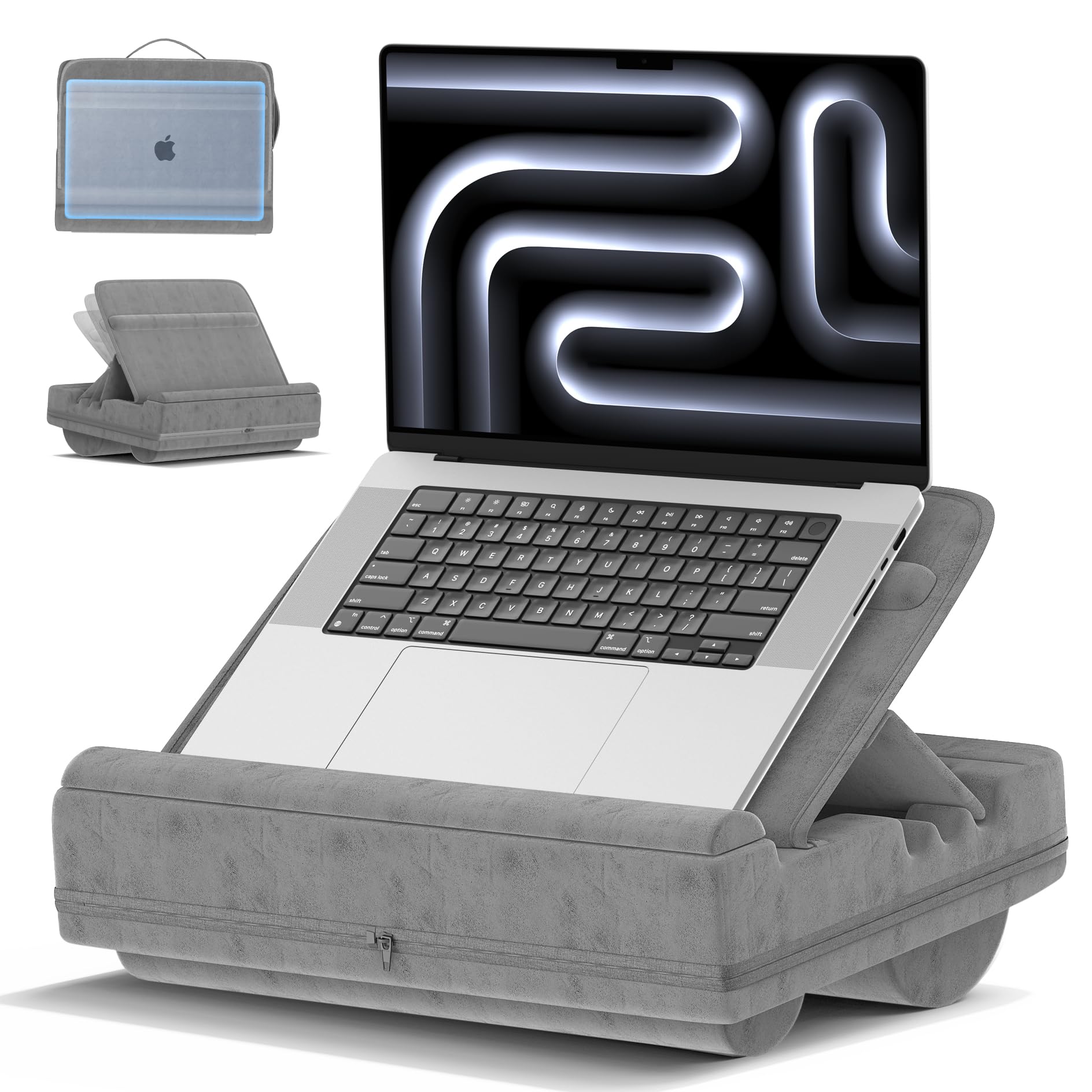 Tavolo Portatile Per Letto Feicuan Supporto Per Laptop Con Cuscino Per Divano Letto, Tavolo Da Base Cuscino Ergonomica Tavolo Portatile Per Letto Feicuan Supporto Per Laptop Con Cuscino Per Divano Letto, Tavolo Da Base Cuscino Ergonomica