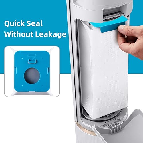 Miniatura 6 de Paquete de 8 bolsas de polvo VCA-ADB953 para aspiradora Samsung BESPOKE Jet inalámbrica, 2.5 L, bolsa de recolección automática de polvo de gran