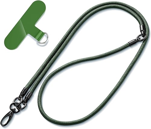 Miniatura 15 de Cordón para teléfono, correas antirrobo 3 en 1, cordón cruzado, soporte para el cuello y correa para la muñeca, correa universal desmontable para