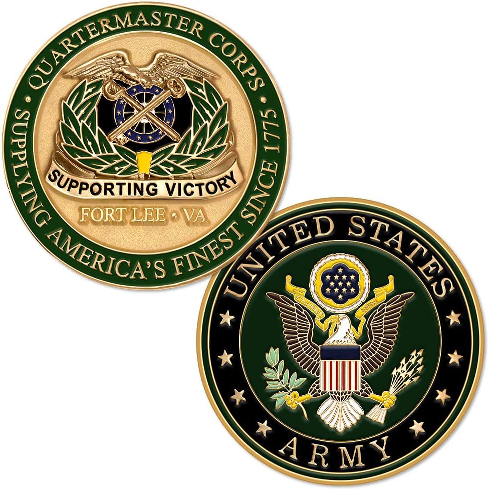 U.S. Army Ft. Lee, VA Quartermaster Corps Challenge Coin