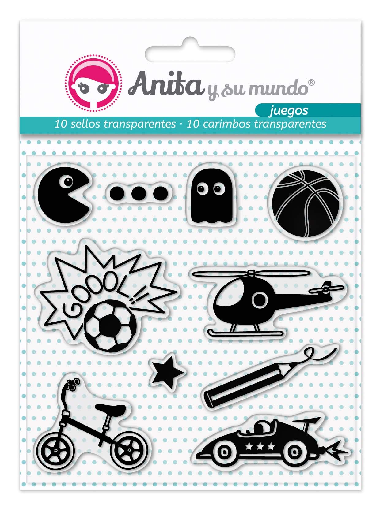 Anita E Il Suo Mondo 10 Timbri Trasparenti Per Scrapbooking – Collezione Moments, Frasi E Simboli Per Album E Biglietti Fai Da Te