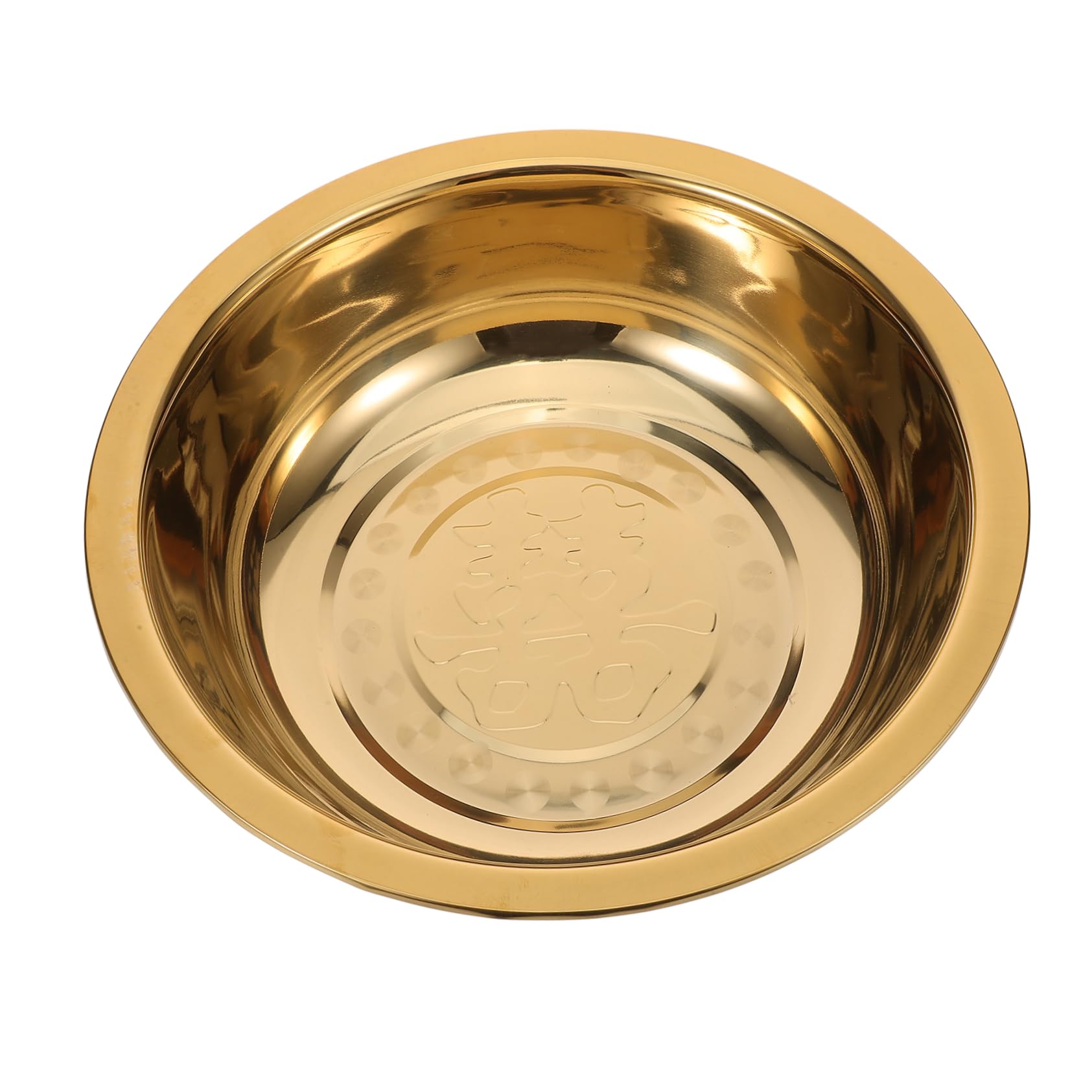 GALPADA Goldene Edelstahl Waschwanne für Küche und Salon, Groß
