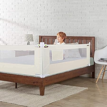 Barriere De Lit Pour Bebe Barriere Protection Lit Enfant 0 Cm Barriere De Lit Pour Bebe Avec Grille De Protection Anti Chute Lit A Sommier Tapissier Pour Tous Les Matelas Amazon Fr