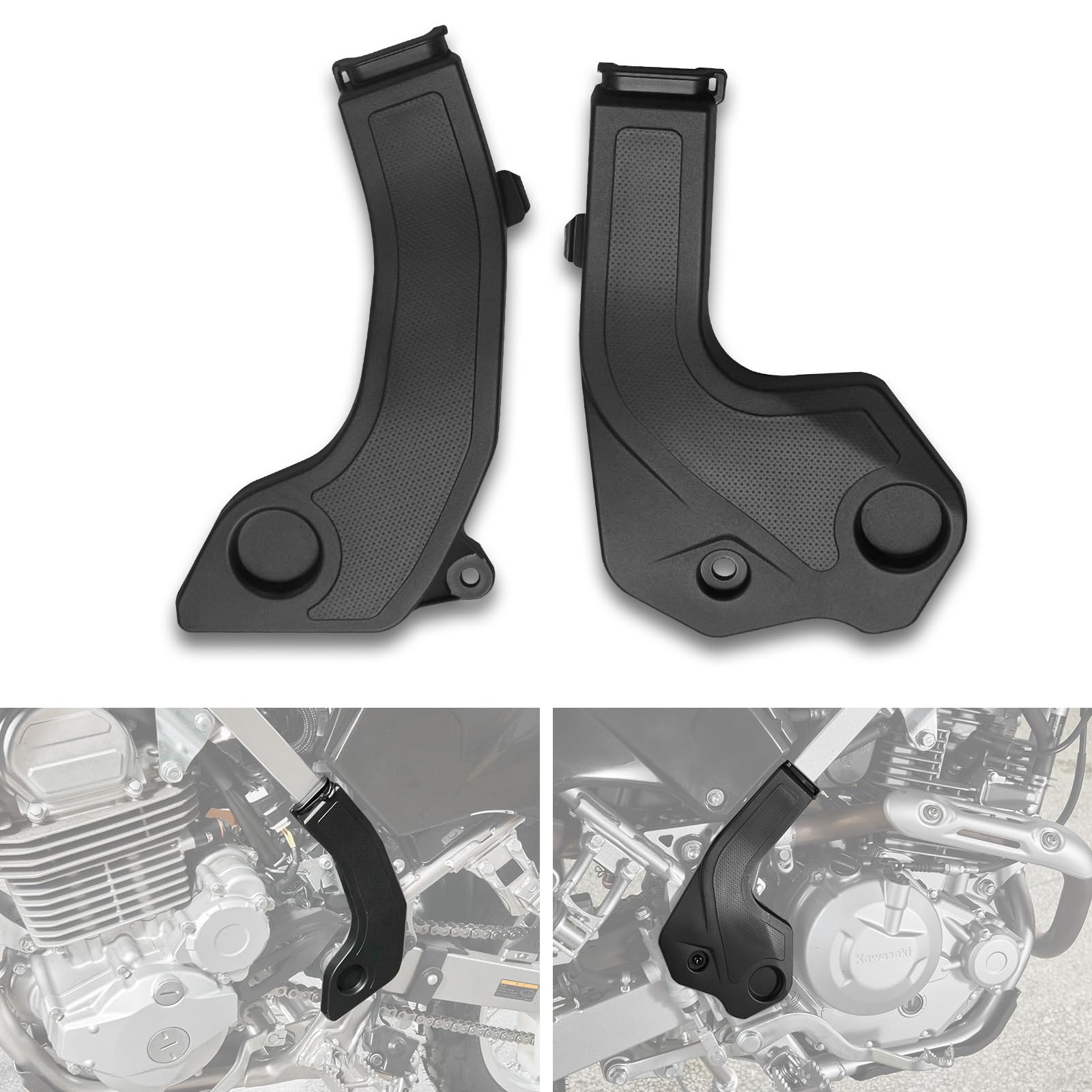 竜絆　コーナーカバー　230x230x540 Amazon.com: LUXEMOTO Frame Cover for KLX 230 20-25, Left Right