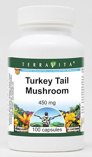 Hongo cola de pavo - 450 mg (100 cápsulas, ZIN 521827) - Paquete de 3