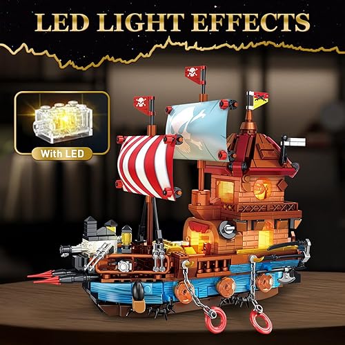 Miniatura 10 de Vziimo Juego de bloques de construcción de botes de rescate de patrulla de policía de la ciudad, barco de guardia costera genial con juguetes de