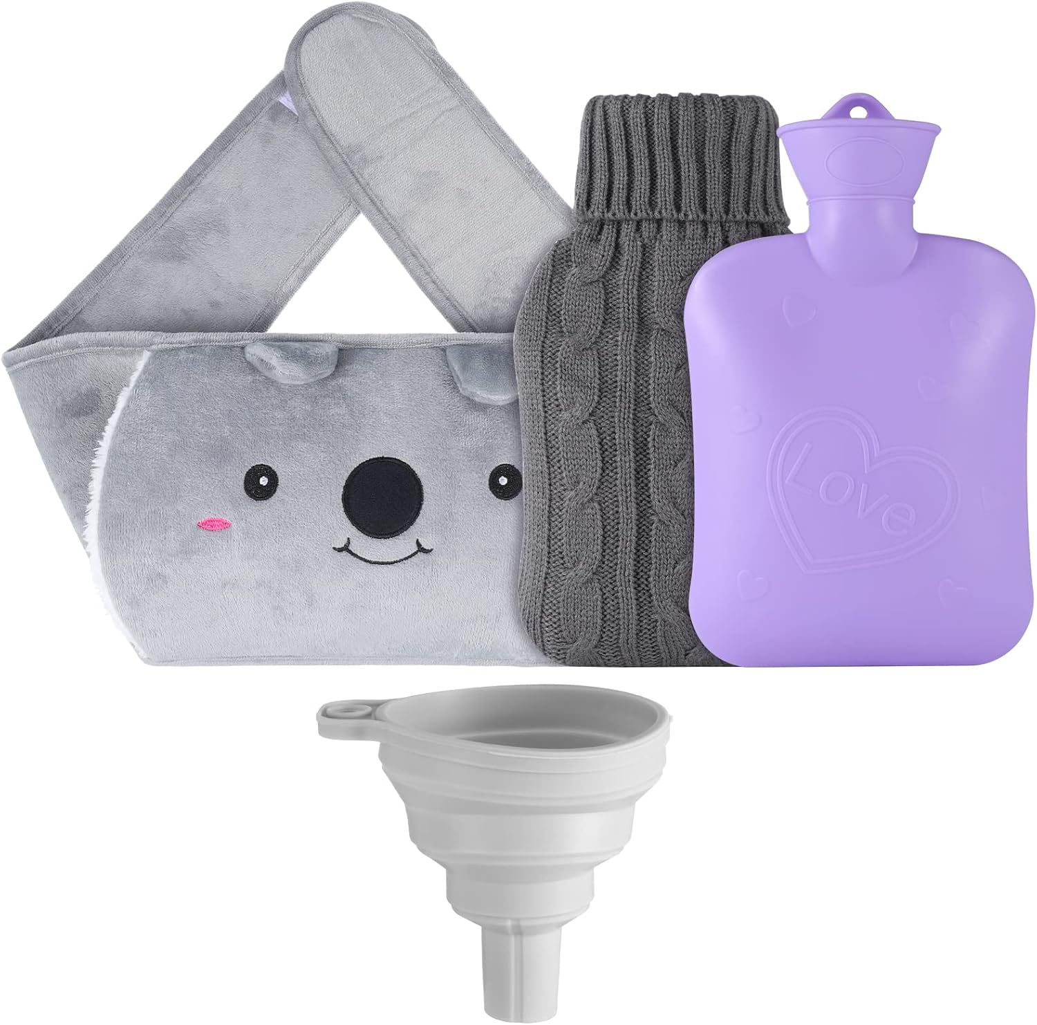 Chenkaiyang Hot Water Bag, Rubber Hot Water Bottle with