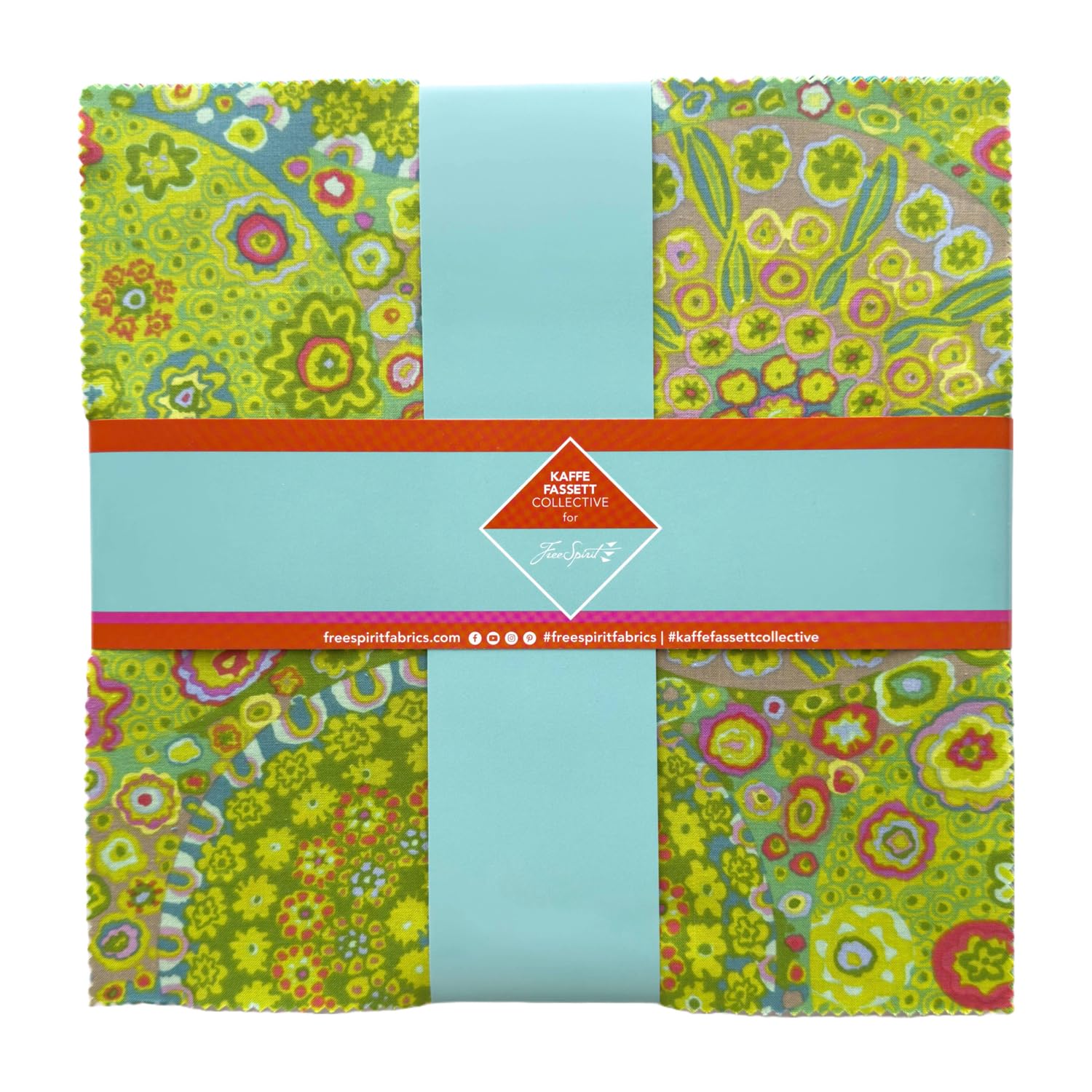 Kaffe Classics Plus (Tidal) - 10-Inch Charm Pack, 42 pieces - by Kaffe Fassett Collective