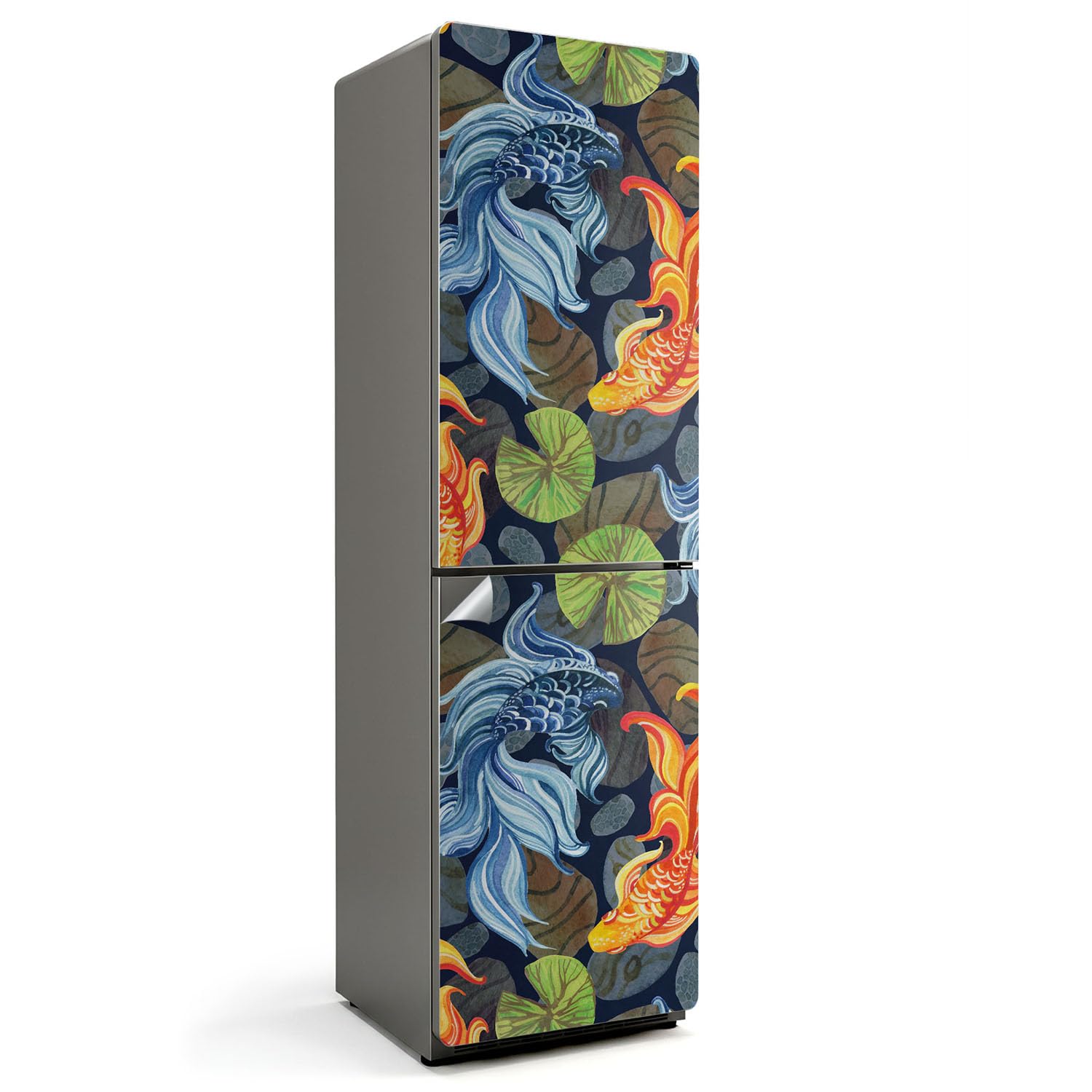 Papel adhesivo nevera 60x205 anti-rayones para renovar electrodomésticos antiguos de cocina