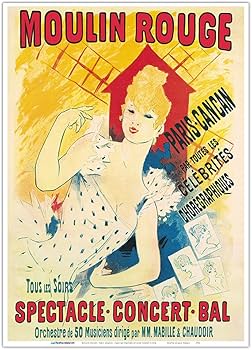 Amazon.co.jp: ムーランルージュ - パリ フランス - カンカンダンサー