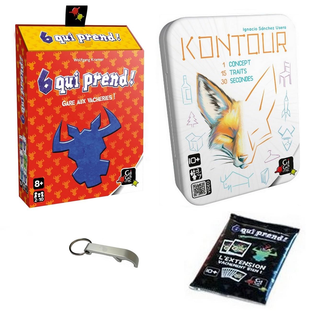 Kontour + 6 que toma + extensión de vachement bien + 1 Decap Blumie