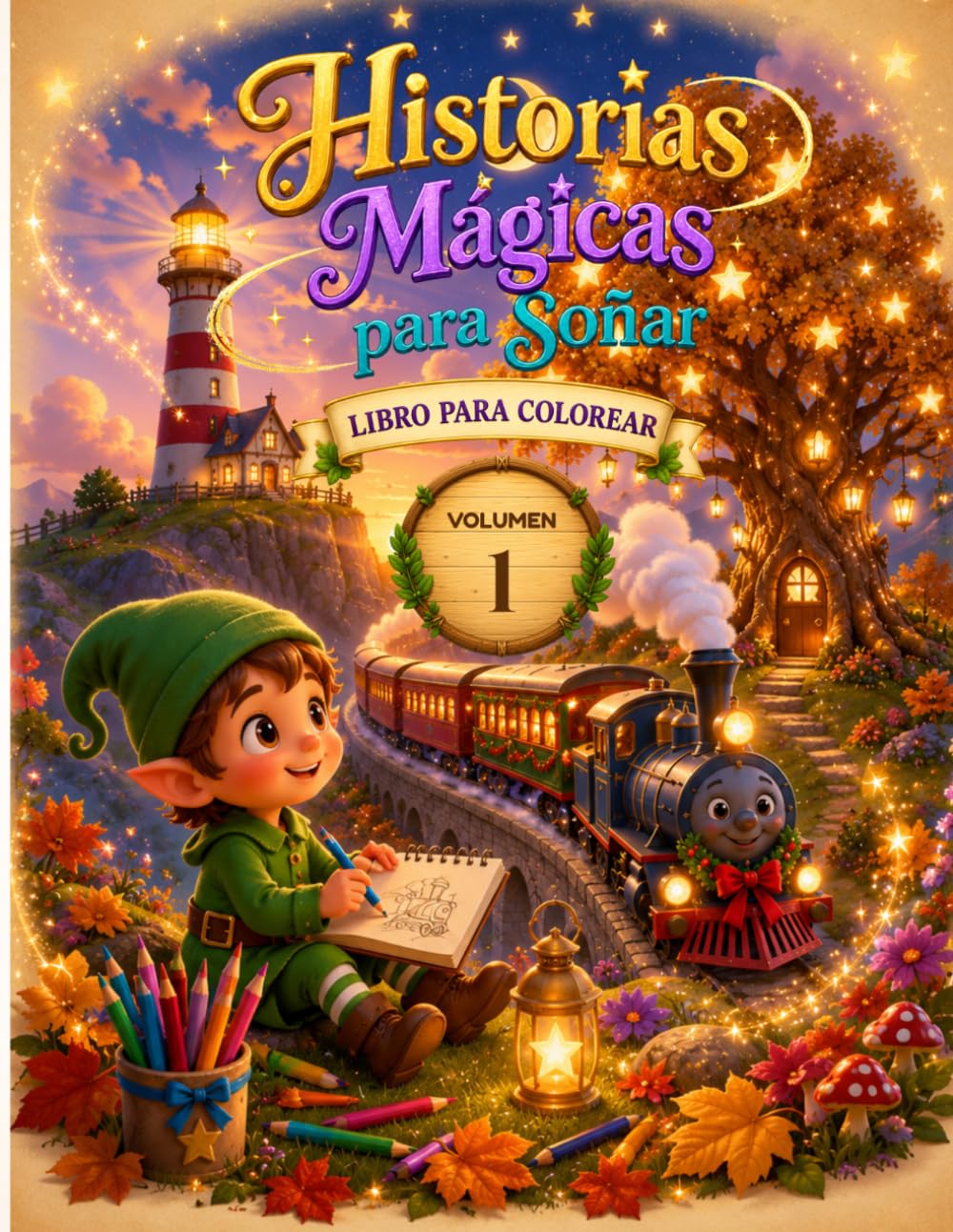 Historias Mágicas para Soñar - Volumen 1: Libro para Colorear (Historias Mágicas para Soñar - Libros para Colorear)