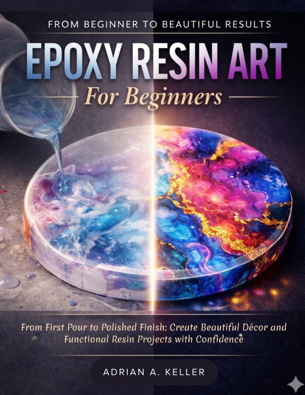 Epoxy Resin Art for Beginners: From First Pour to Polished Finish: Create Beautiful Décor and Functional Resin Projects with Confidence