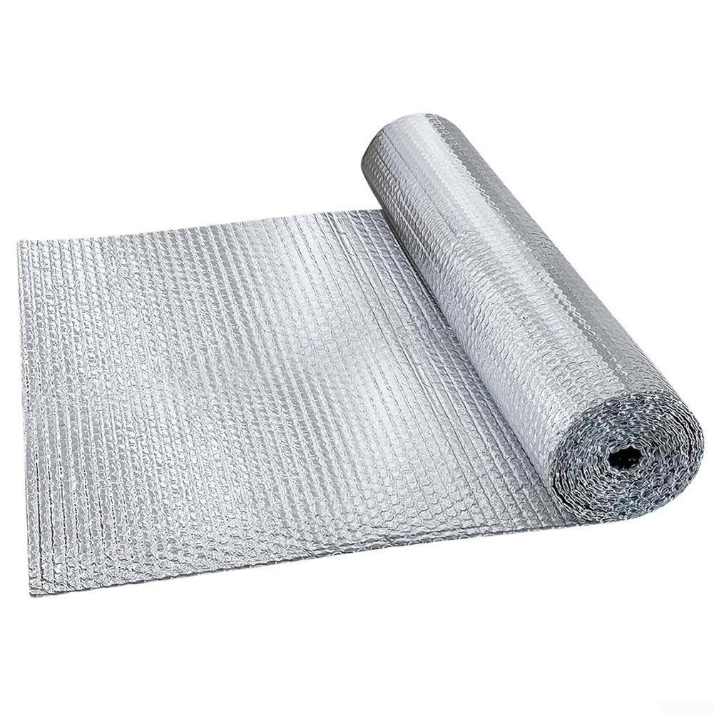 Lámina Aislante Aluminio 3x0.6m Doble Capa Reflectante(3 * 0.6m)