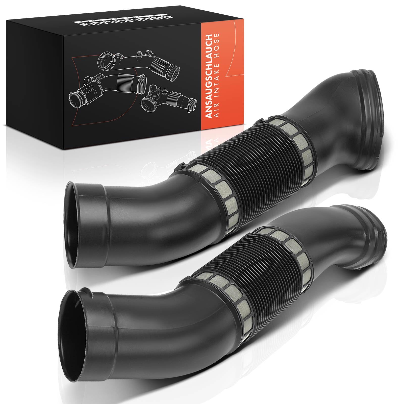 Frankberg 2 mangueras de admisión tubo de admisión filtro de aire | bien, 1120943782; Compatible con: Clase S V220 W220