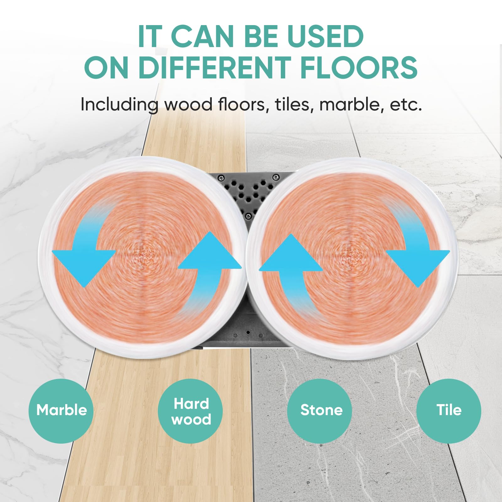 Amazon.com - BIHARNT 6 Pack Spin-Wave Mop Replacement Pads