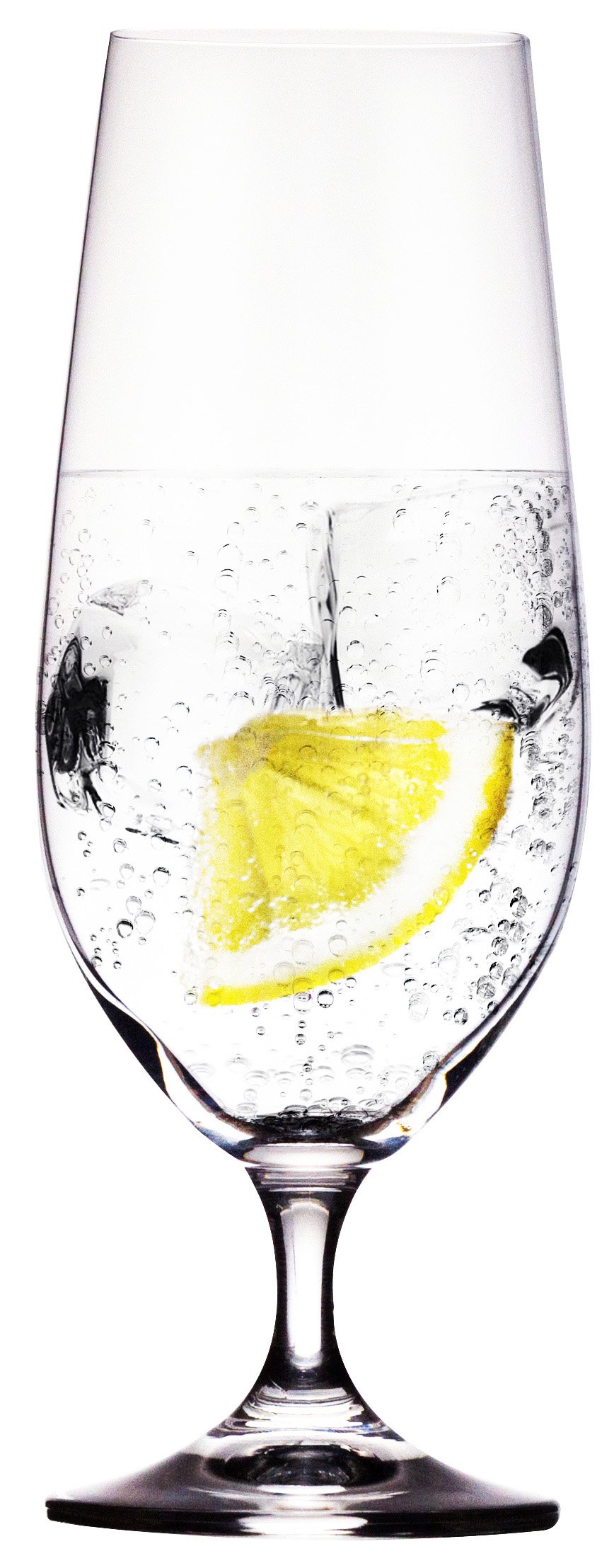 David Shaw Bohemia 380ml Lara Footed Water/Beer Glass, 13.5 oz, 4 Pack