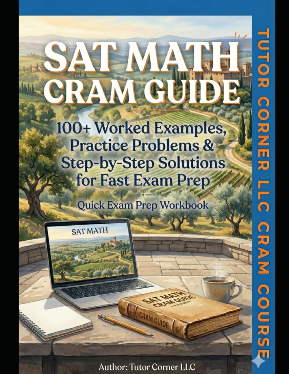 SAT MATH CRAM GUIDE: 100+ Worked Problems & Step-by-Step Solutions for Fast Exam Prep (Tutor Corner LLC Cram Series)