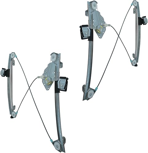 Miniatura 51 de TRQ Juego de elevalunas manual para el lado del conductor y del pasajero compatible con Chevrolet Tracker 1998 1989-1997 Geo 1989-1998 Suzuki