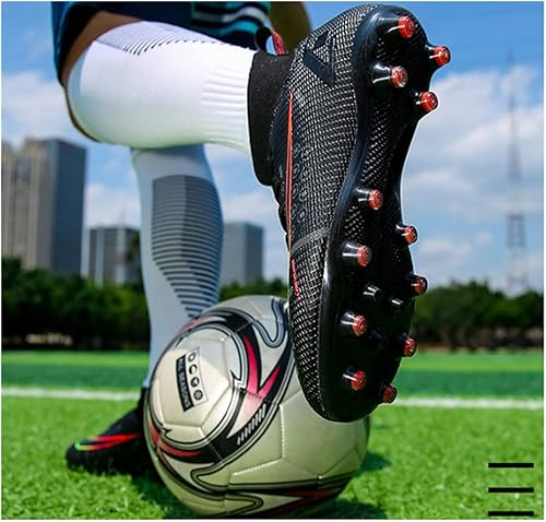 Miniatura 4 de Zapatos de fútbol para hombre, tacos de fútbol altos para mujer, tacos de fútbol duraderos para niños y niñas
