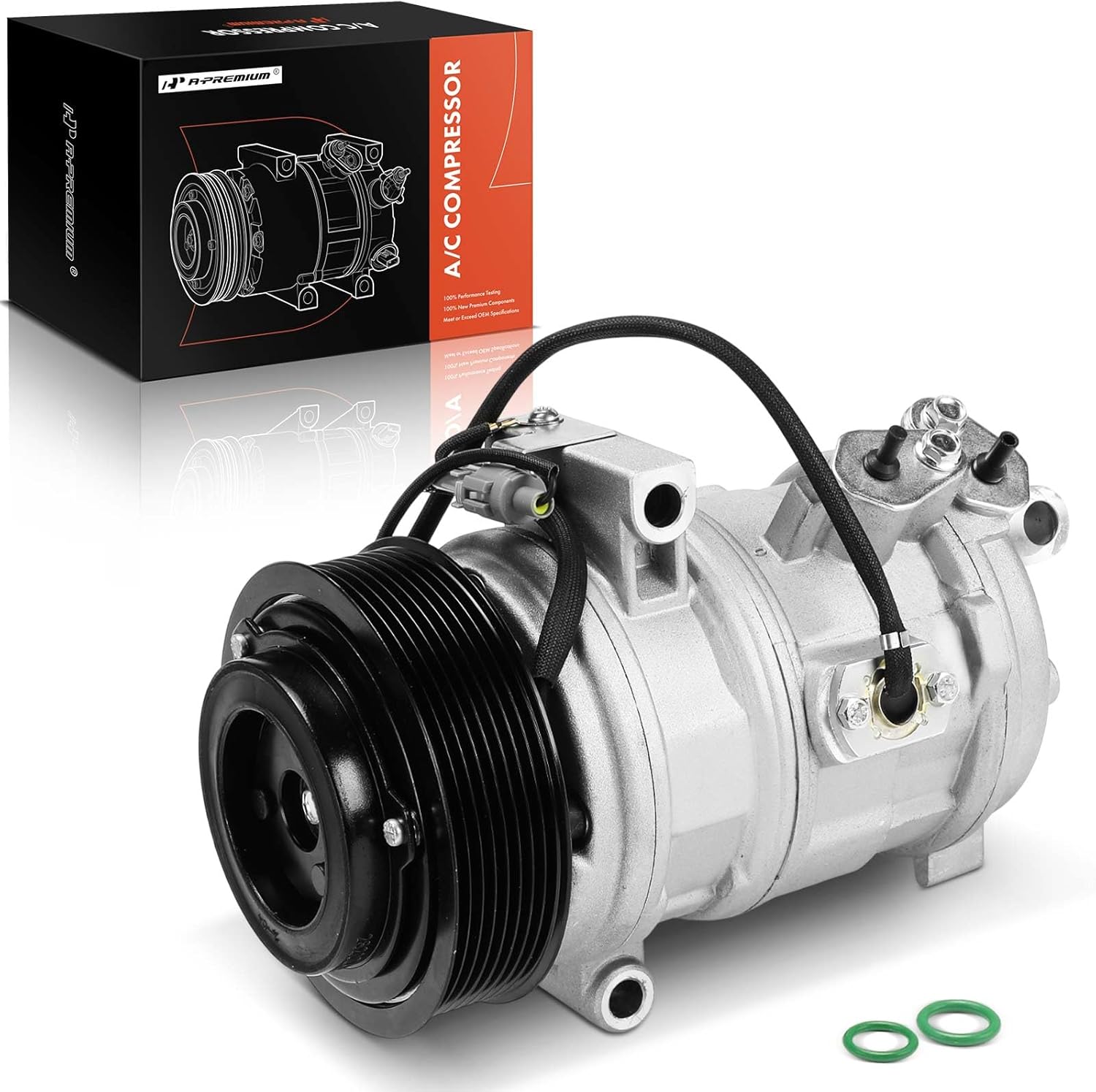 A-Premium A/C Compressor with Clutch Compatible with Toyota Sequoia 4.7L 2008-2009