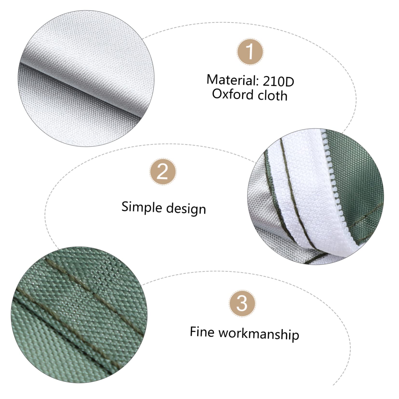 VANZACK Housse Imperméable pour Hamac et Balançoire Protection Extérieure Résistante Uv, Design Simple et Portable