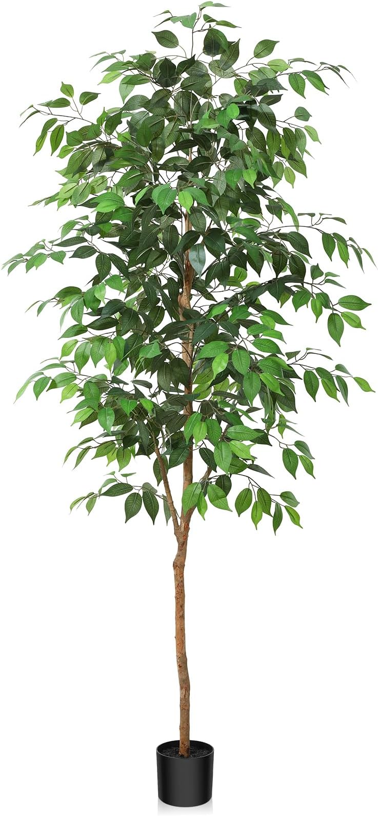 Fopamtri Artificial Ficus Tree 120cm Tall Artificial Plants Indoor with