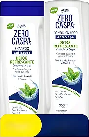 Alyne, Kit Shampoo e Condicionador, Zero Caspa Refrescante, 350 ml, Azul