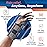 DR. BRACE Adjustable Wrist Brace Night Support for Carpal Tunnel, Doctor Developed, Upgraded with Double Splint & Therapeutic Cushion,Hand Brace for Pain Relief,Injuries,Sprains (S/M Left Hand, Grey)