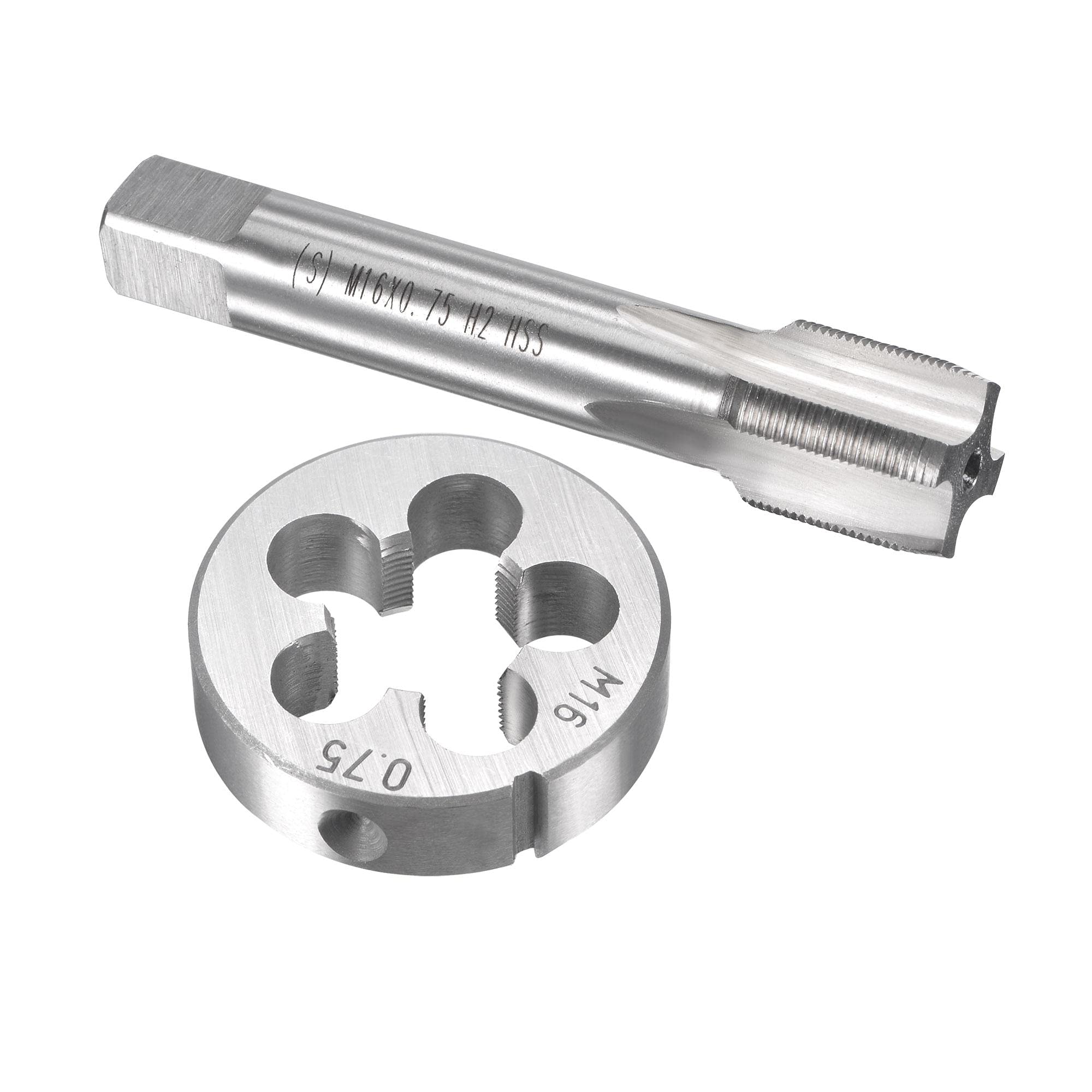 uxcell M15 x 1mm Metric Tap and Die Set, Machine Thread Screw Tap with Round Threading Die, Tap & Die Kit for Nut Screw Bolt Thread Repair — Amazon image 10