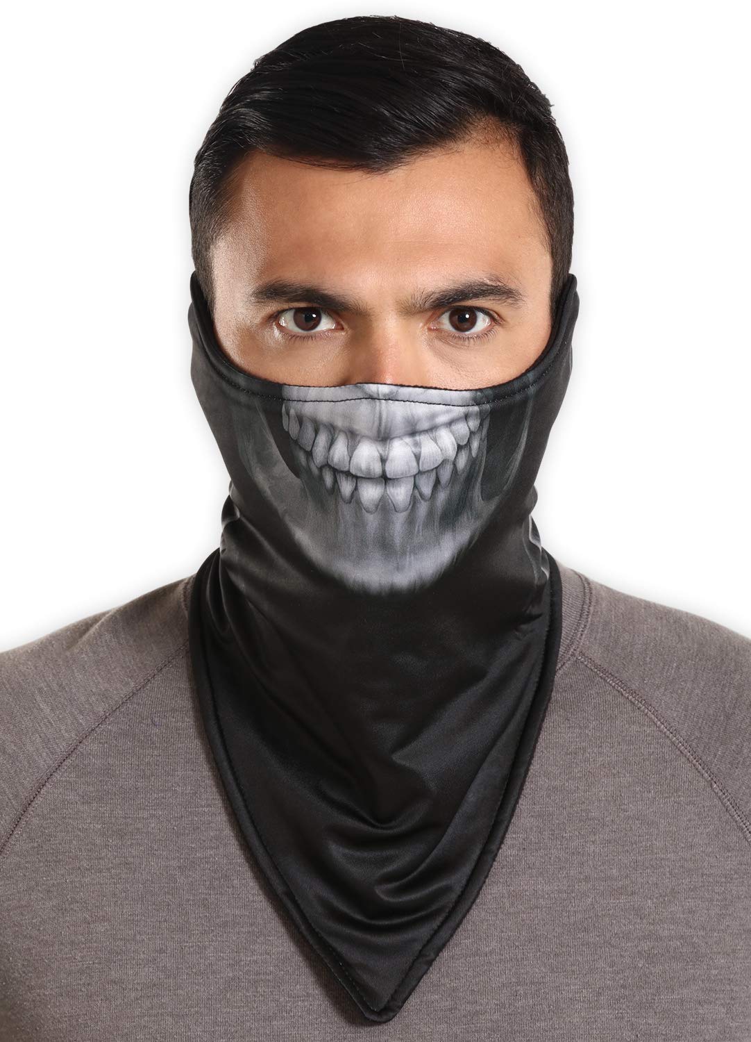 Half Face Balaclava Ski Mask for Cold Weather - Men's Winter Mouth Cover for Motorcycle Riding, Skiing, Snowboarding, Running