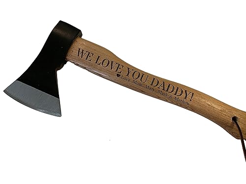 Custom Engraved Axe, Personalized Hatchet, Groomsmen Gift, Best Man Gift, Gifts for Dad, Gifts from Daughter, Custom Hunting Ax, Handmade Gift for disponible en Yaxa Colombia