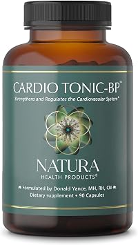 Natura Health Products Cardio Tonic-BP Supplement - Strengthens & Regulates the Cardiovascular System* - Featuring L-Citrulline, Hawthorn Leaf and Flower, Arjuna, MegaNatural-BP 90 Capsules
