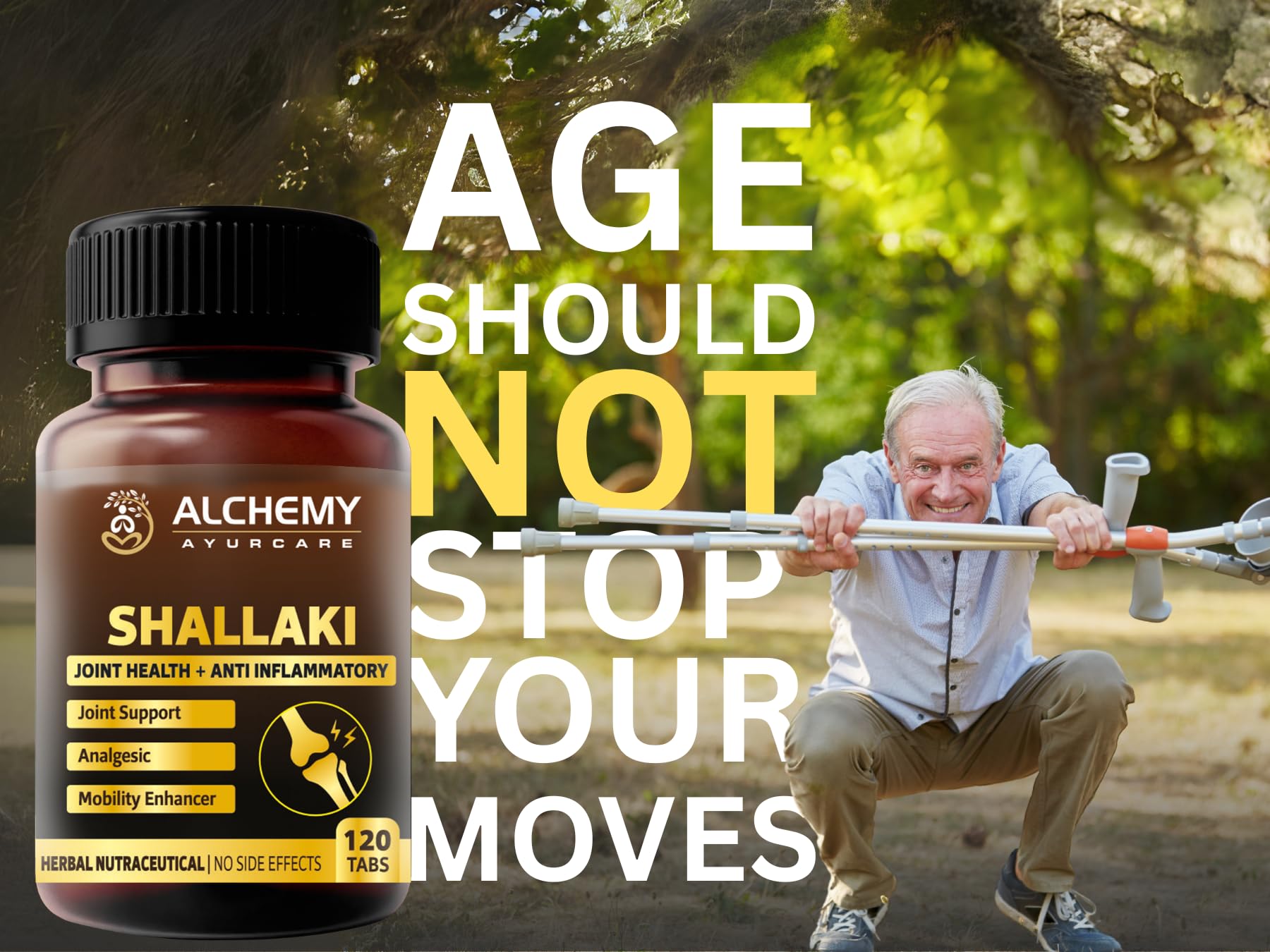 Shallaki Extract Tablets 1000mg per serving + Soothe Elixir Pain Relief Oil Combo by Alchemy Ayurcare | Natural Joint & Muscle Support | Boswellia Serrata for Arthritis, Back Pain & Inflammation Relief — Amazon image 8