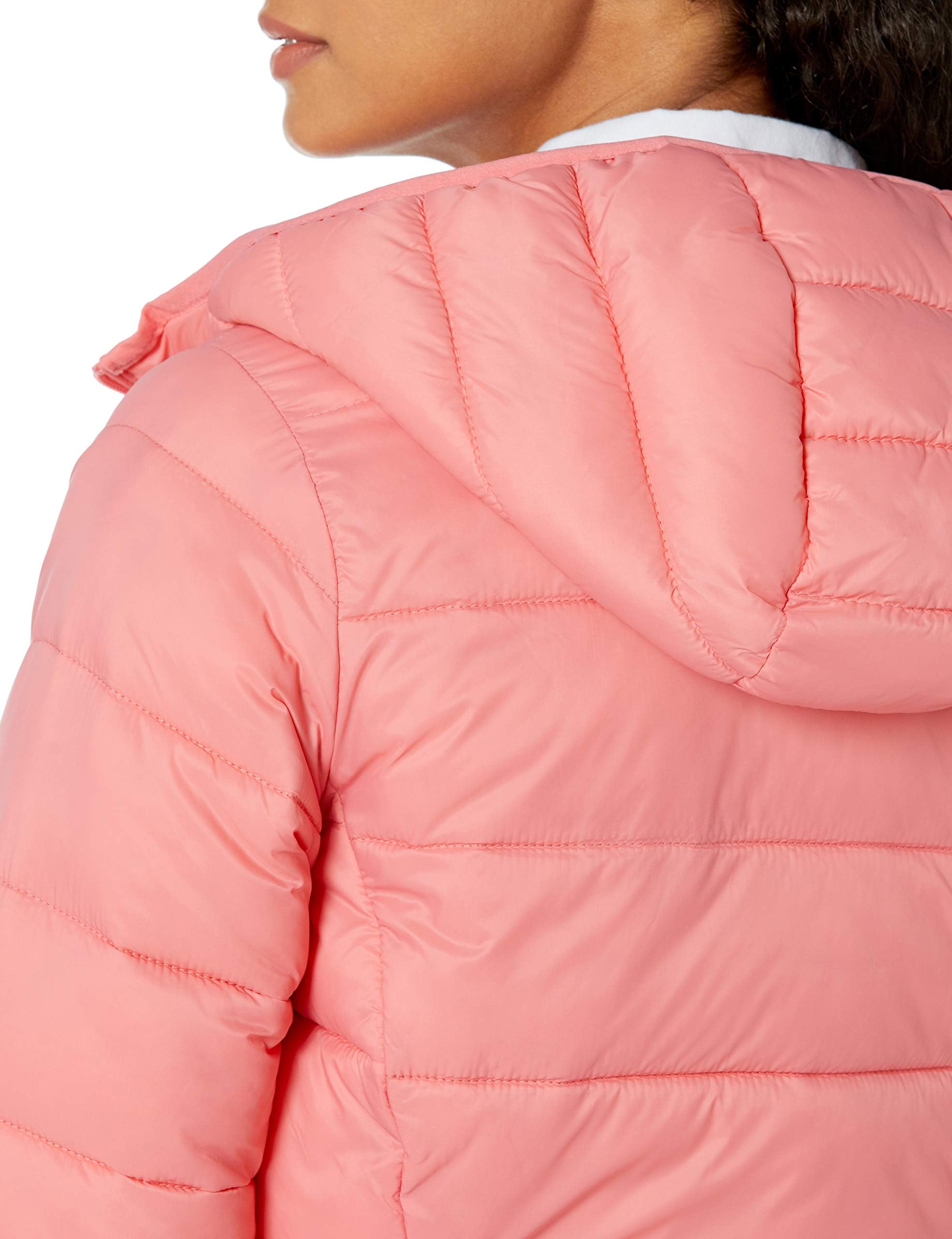 Amazon Essentials Piumino con Cappuccio Ripiegabile, Leggero e Resistente all'Acqua, vestibilità Regolare (Disponibile in Taglie Forti) Donna