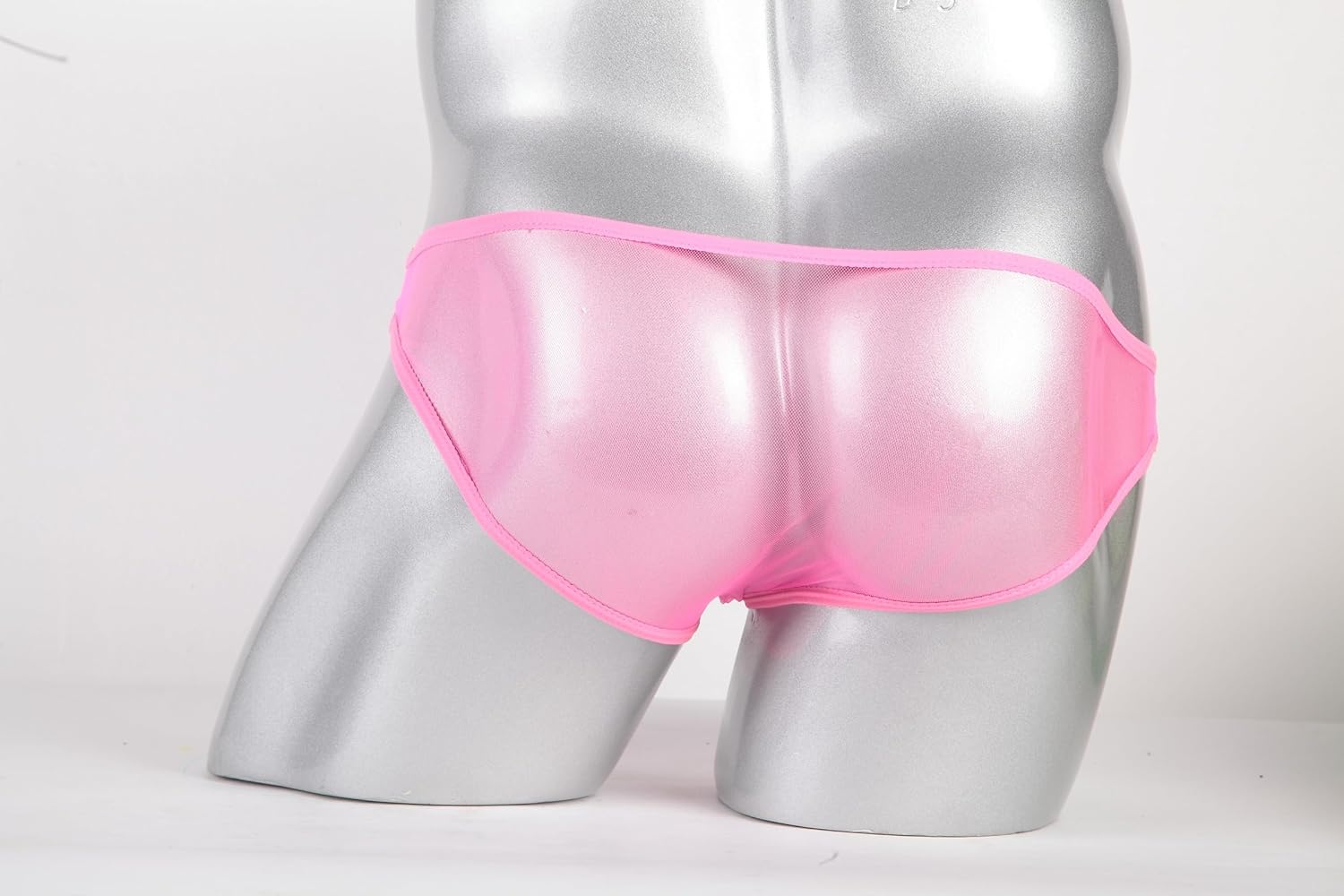 Mens Transparent Mesh Triangle Briefs Underwear See Through Bulge Pouch Sheer Bikini Underpants Panties - Image 7