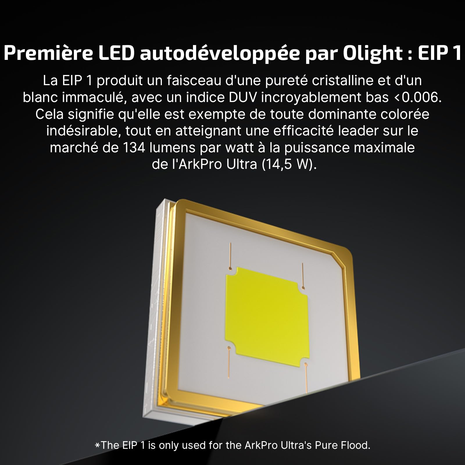 OLIGHT ArkPro Ultra EDC Torche Plate avec Lumière Verte, UV et Blanche, 1700 LM, Portable, Lampe Rechargeable avec Faisceaux Spot et Flood Adaptée au Travail et à L'Éclairage Quotidien