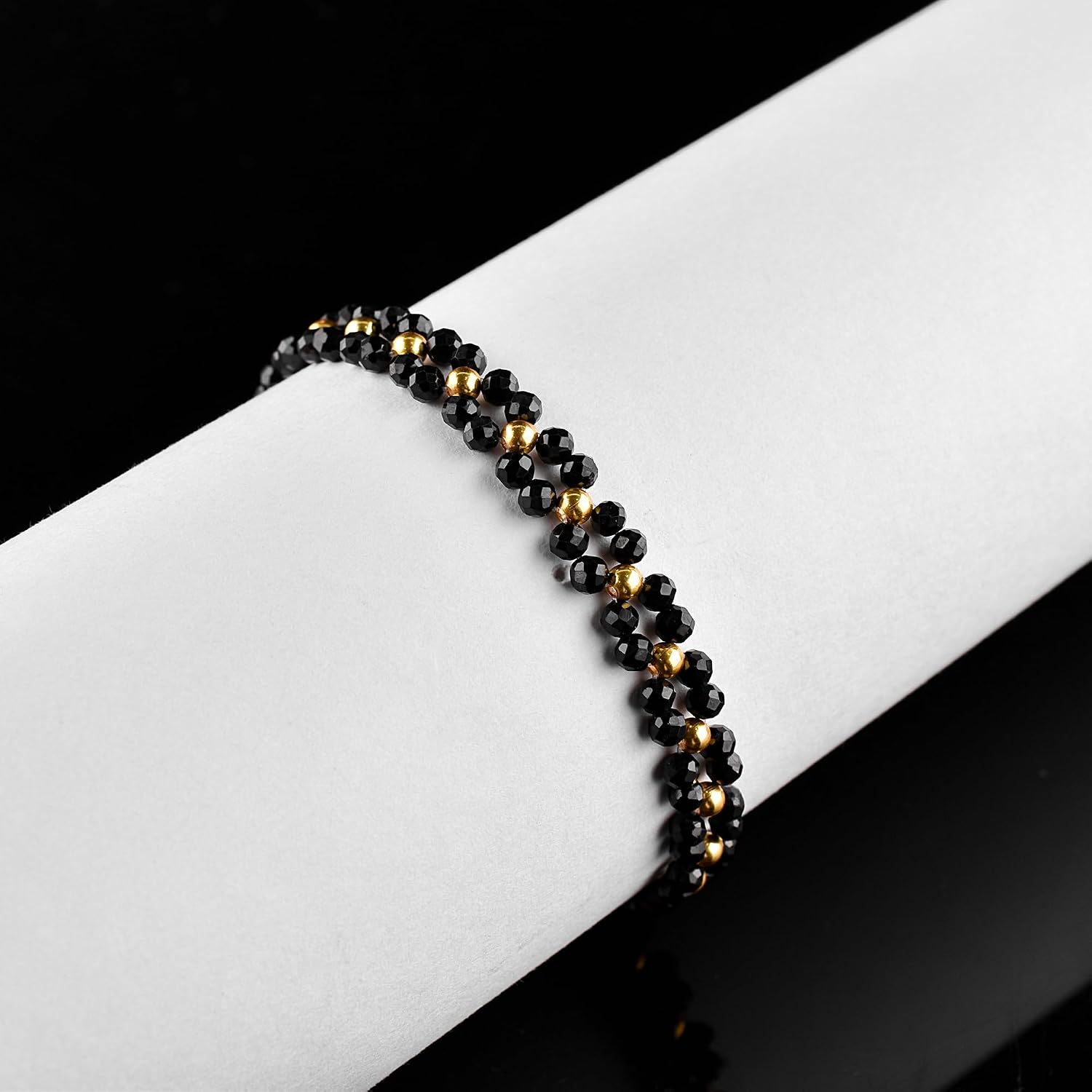 InfinityGemsArt Artisan Bracelet for Women – Natural Birthstone Gemstone, Handmade 14K Gold Plated Adjustable Chain, Dainty Chakra Jewelry, Christmas Gift for Her