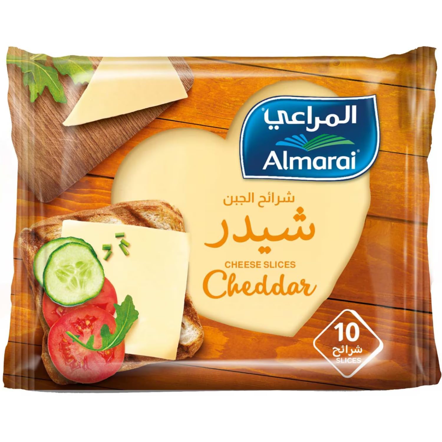 Almarai Cheddar Cheese Slices, Rich, Creamy, and Convenient Pre-Cut Slices 10 Slices 200g, (Product Of United Kingdom Of Saudi Arabia) From DECADENT FOODS STORE-image-24