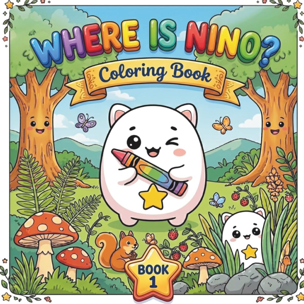Where is Nino?: Coloring Book with Challenges (Onde Está o Nino?)