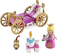 Vista 2 de LEGO Disney Aurora's Royal Carriage 43173 Kit de construcción de princesa creativa, nuevo 2020 (62 piezas)